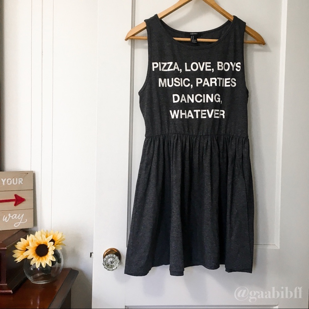 Forever 21 Skater Graphic Dress - Picture 2 of 8